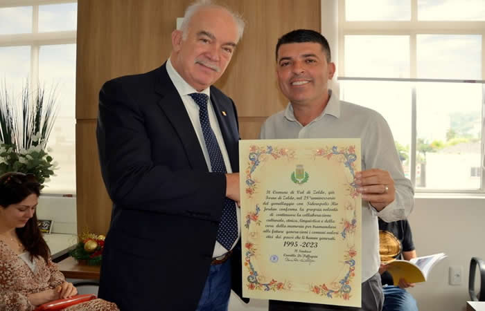 Prefeitura de Siderópolis renova Gemellaggio com Val Di Zoldo